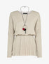 Pull fin coupe péplum - Camel - 1