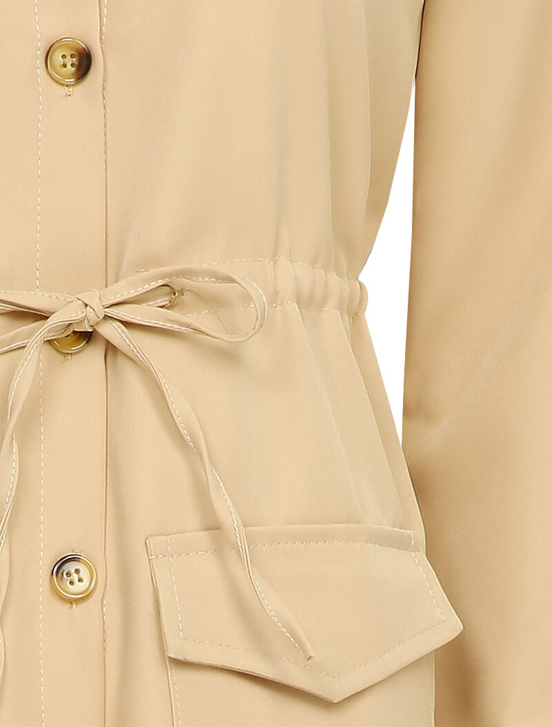Veste style saharienne - Beige - 3