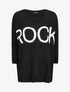 Pull "rock" oversize - Noir - 1