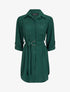 Tunique style chemise à poches plaquées - Vert sapin - 1