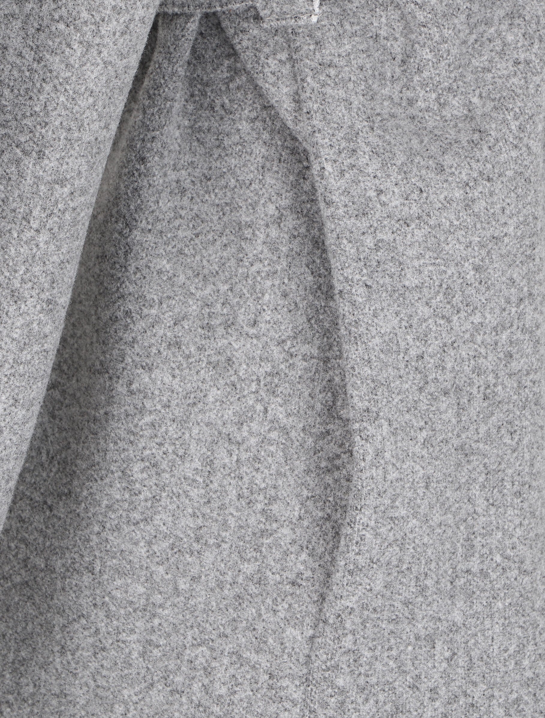 Manteau court à manches bouffantes - Gris chiné - 3