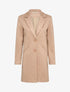 Veste longue en suédine - Beige - 1