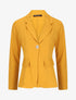 Veste cintrée à col cranté - Jaune - 1