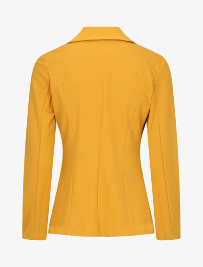 Veste cintrée à col cranté - Jaune - 2