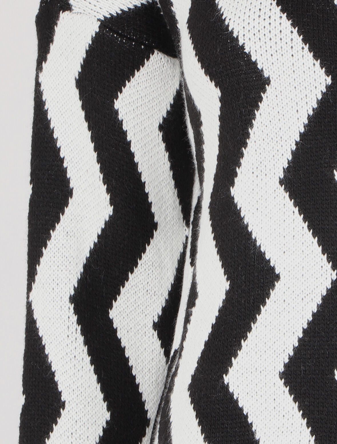 Pull à motif zig zag - Noir/blanc - 3
