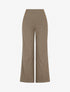 Pantalon à pont ample motif chevron - Taupe - 1