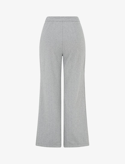 Pantalon à pont ample motif chevron - Gris - 2
