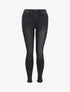 Jean skinny délavé - Noir - 4