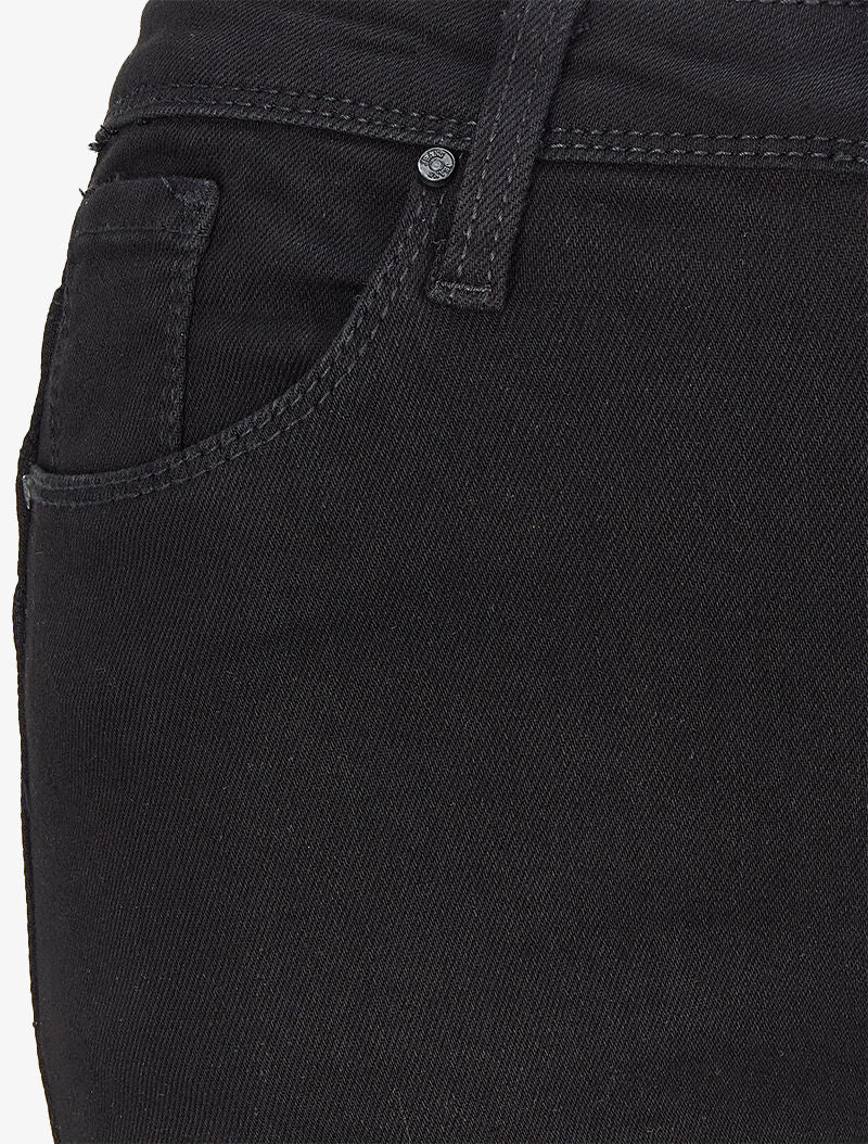 Jean taille haute coupe skinny - Noir - 3