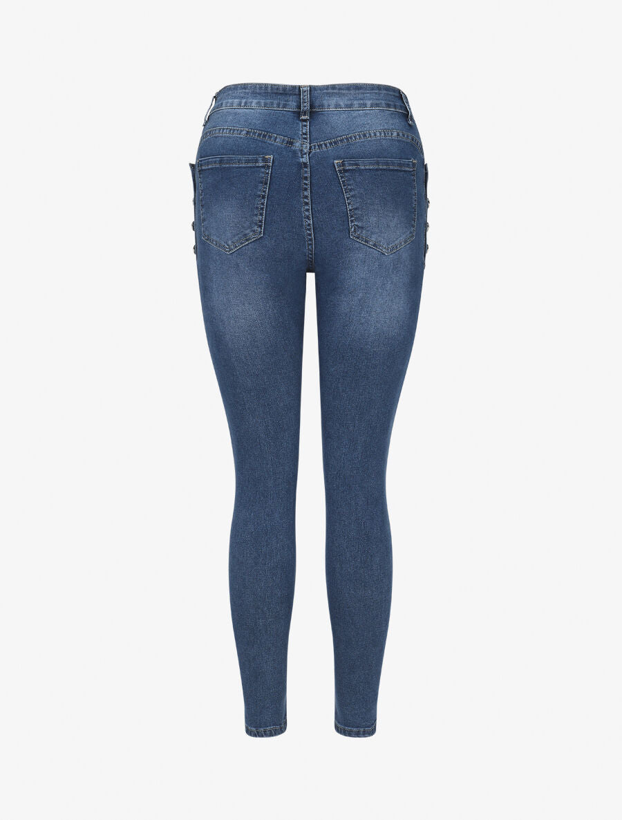 Jean standard coupe slim - Bleu - 2
