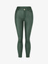 Jean skinny taille standard effet ciré - Vert foncé - 1