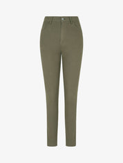 Jean taille haute coupe slim - Kaki - 4