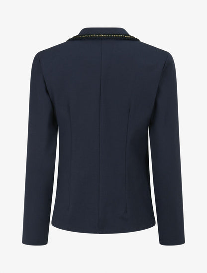 Veste à détails irisés - Marine - 2