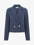 Veste courte unie - Marine - 1