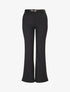 Pantalon flare effet chiné - Anthracite - 1