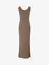 Robe longue irisée sans manches - Or - 4