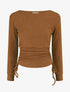 Pull fin côtélé ajustable - Camel - 4