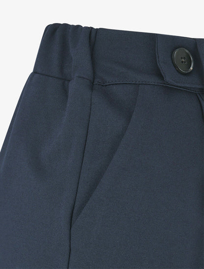 Pantalon long épais coupe ample - Marine - 3