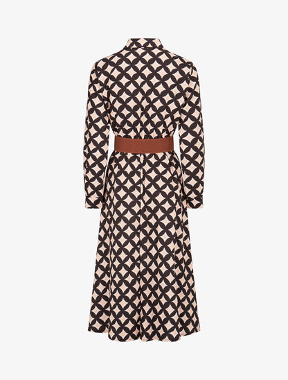 Robe longue à carreaux style 70&