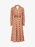 Robe longue à carreaux style 70&