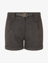 Short épais ceinturé à revers - Anthracite - 1