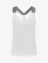Top droit dos nageur et bretelles fantaisies - Blanc - 1