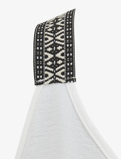 Top droit dos nageur et bretelles fantaisies - Blanc - 3