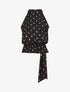Top droit sans manches flocage gouttes irisées - Noir - 4