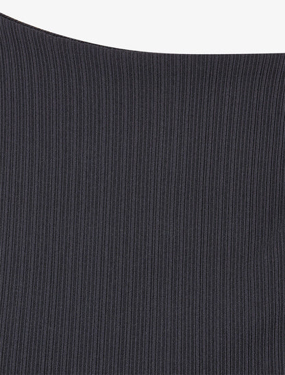 Top droit sans manches à broche plume - Marine - 3