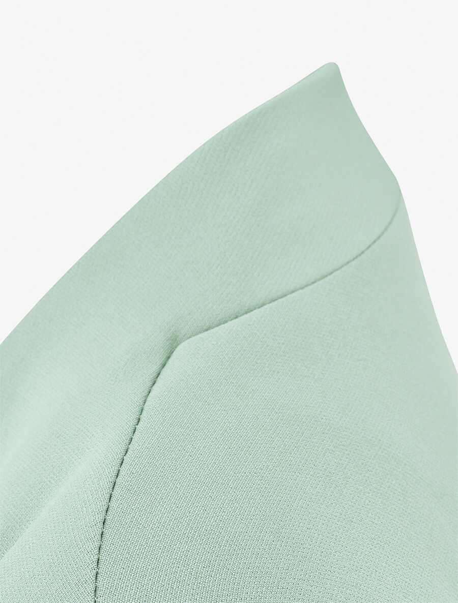 Veste droite à épaulettes - Vert clair - 3