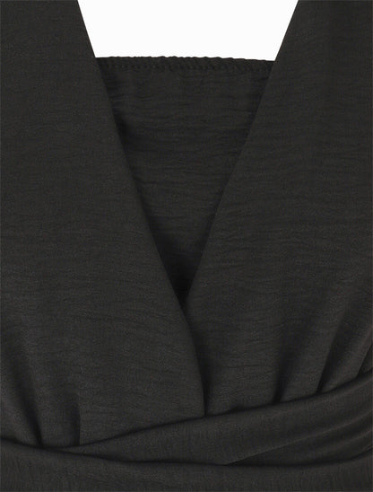 Combinaison ample dos nu - Noir - 3