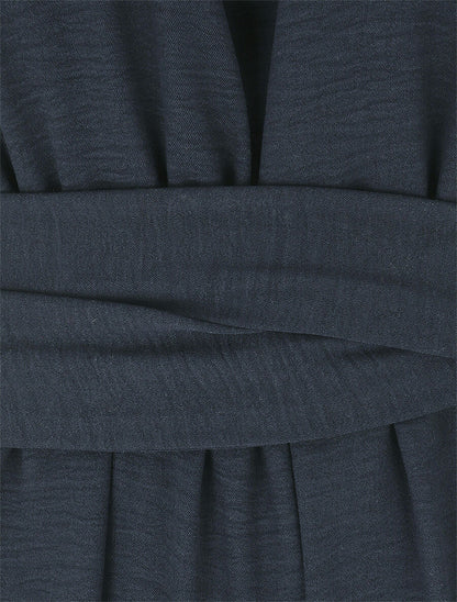 Combinaison ample dos nu - Marine - 3