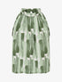Top à imprimé abstrait coupe droite - Vert olive - 4