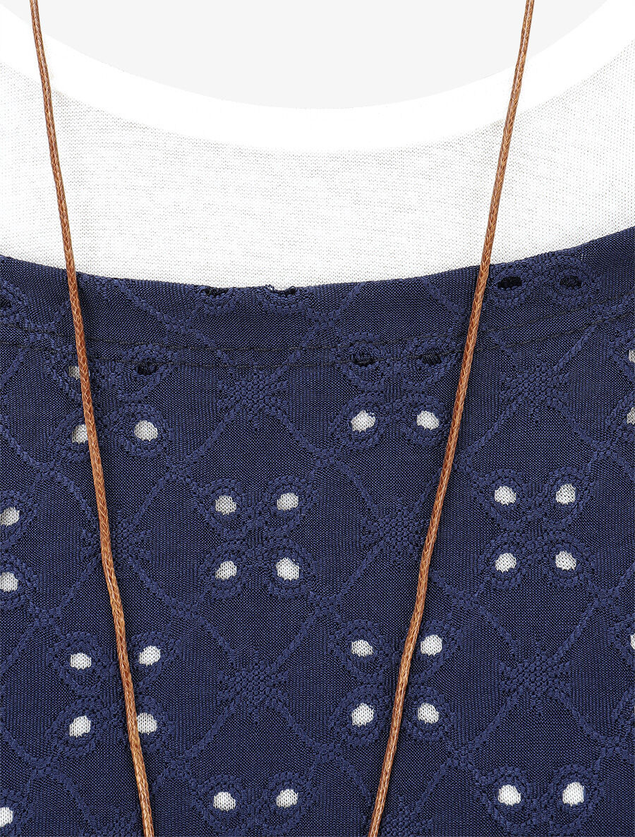 Ensemble top et débardeur bicolore - Bleu - 3