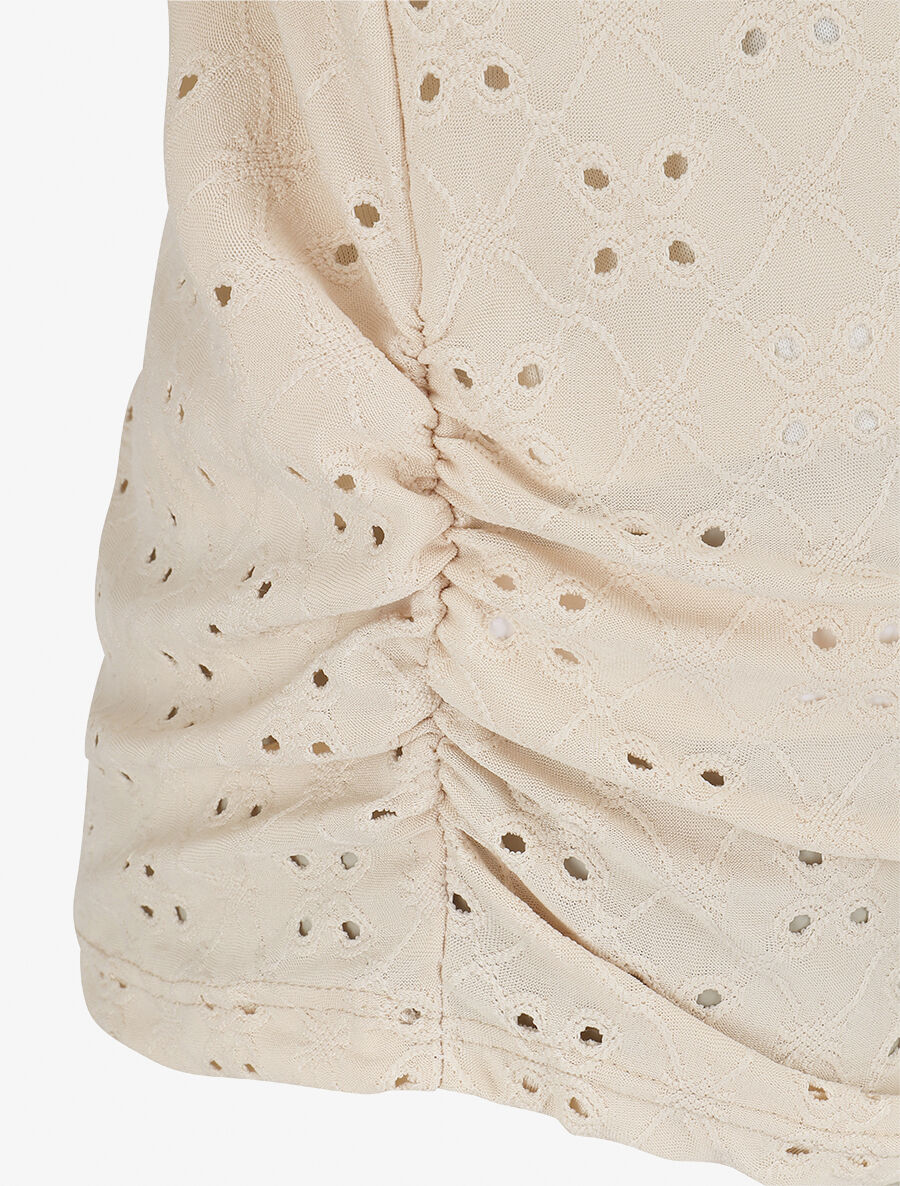 Ensemble top et débardeur bicolore - Beige - 3