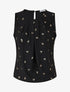 Top sans manches motif ancres irisées - Noir - 4