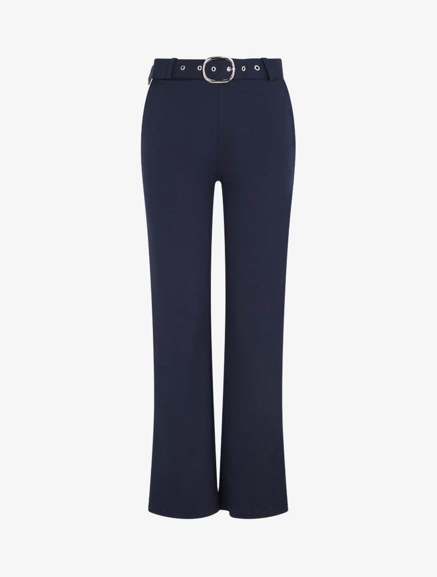 Lange stretchbroek - Marine