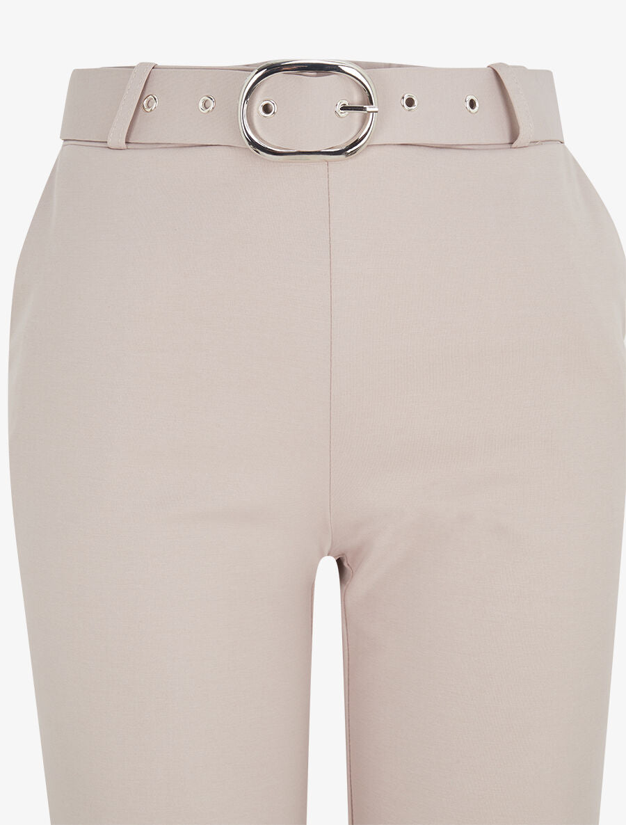 Pantalon long stretch - Beige - 3