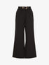 Pantalon ample à taille élastiquée - Noir - 4