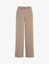 Pantalon ample taille haute uni - Taupe - 4