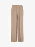 Pantalon fluide à double pans - Taupe - 1