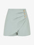 Short uni à boutons décoratifs - Vert d&