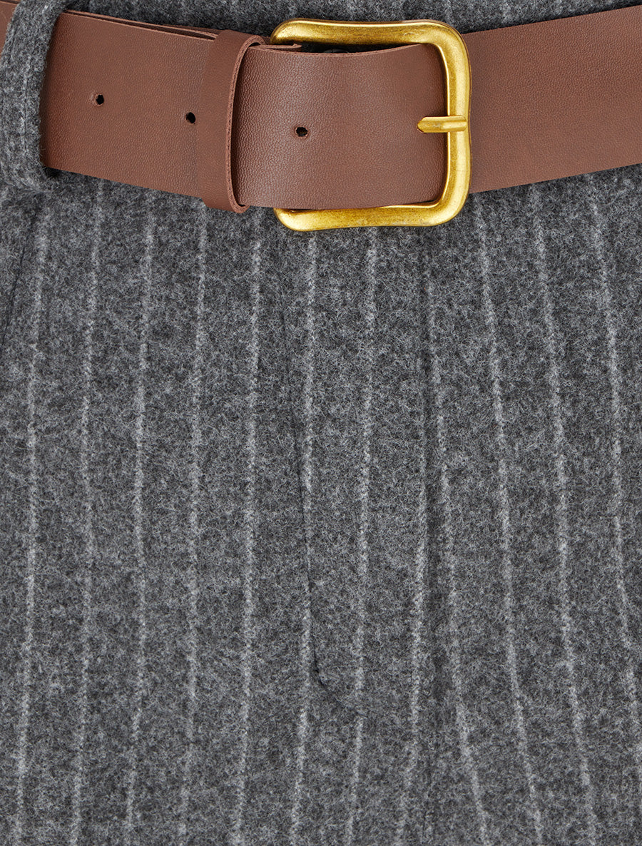 Pantalon ample à rayures - Gris foncé - 3