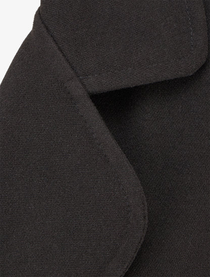 Veste droite croisée - Noir - 3