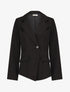 Veste asymétrique fermeture à 3 boutons - Noir - 4