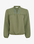 Blouse à détails brodés - Kaki - 1