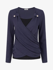 Pull fin trompe-l&