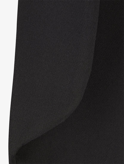 Blazer uni à poches décoratives - Noir - 3