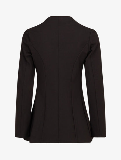 Veste à col biseauté - Noir - 2