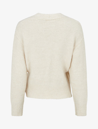 Gilet à nouer à détail irisé - Beige - 2